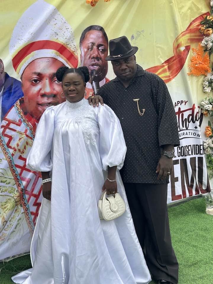 Bishop Pemu and his wife