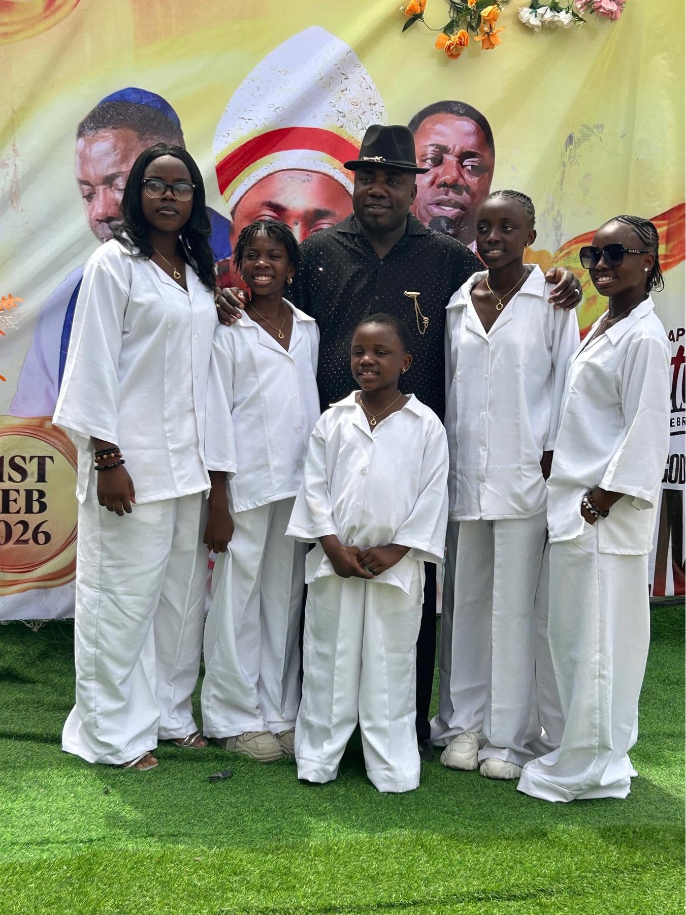 Bishop Pemu with family