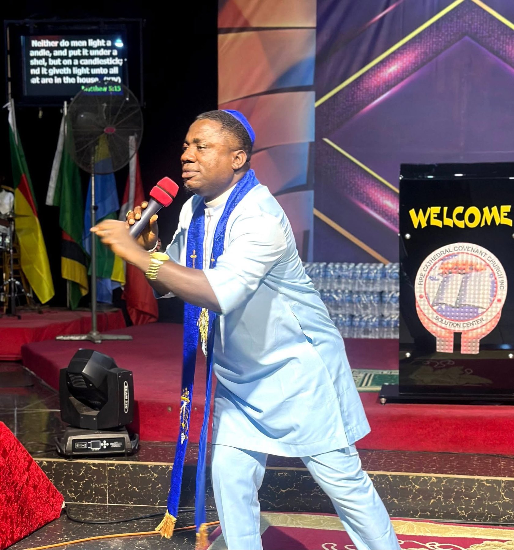 Bishop Pemu preaching