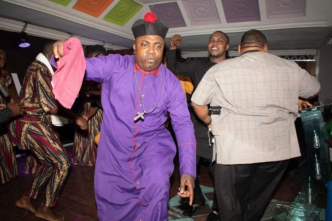 Bishop Pemu during worship